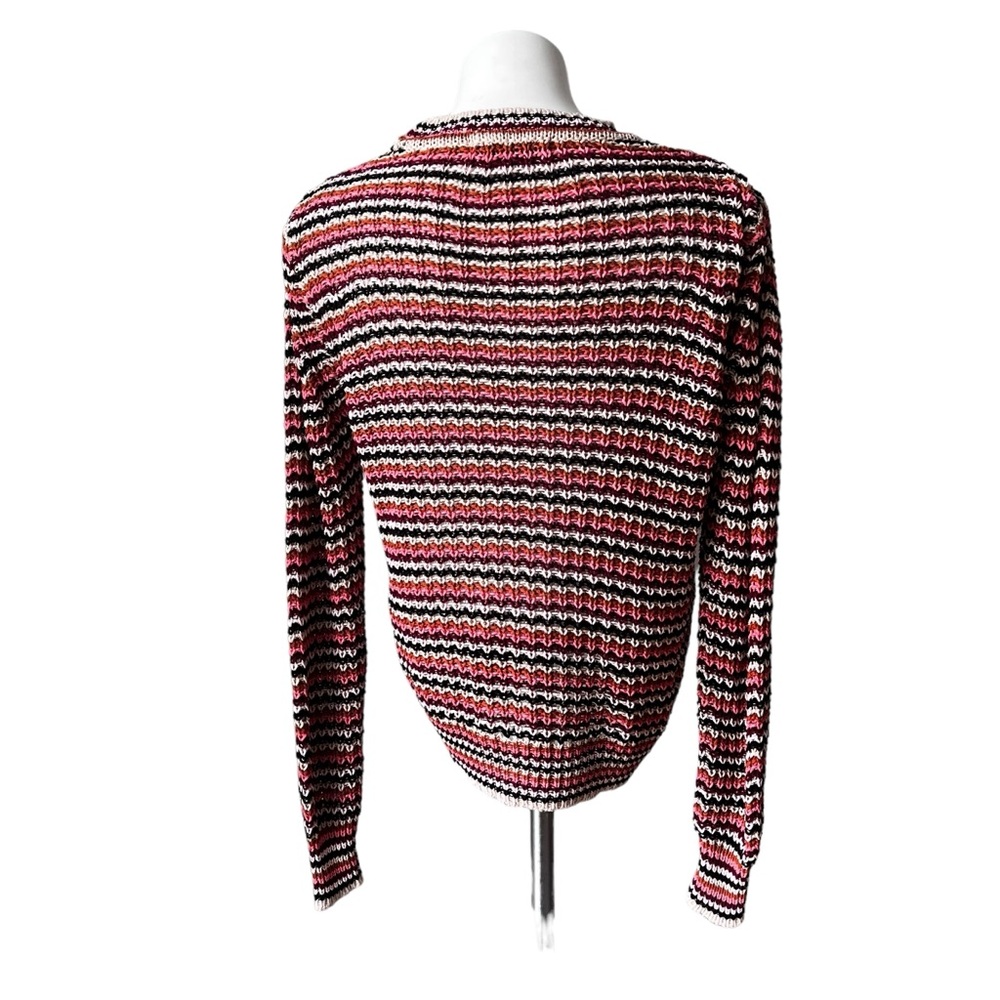 John + Jenn Striped Knit Crewneck Sweater, Sz XS - Picture 7 of 11